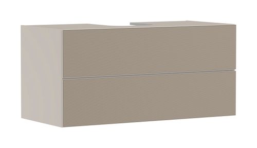 Hansgrohe-HG-Xevolos-E-Waschtischunterschrank-Sandbeige-Matt-1180-550-mit-2-Schubkaesten-fuer-Konsolen-mit-Aufsatzwaschtisch-geschliffen-Bronze-Struktur-54194390 gallery number 1